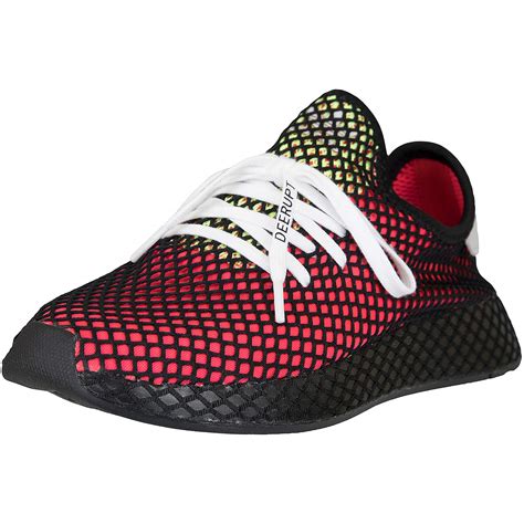 adidas deerupt herren schwarz rot|adidas deerupt sneakers.